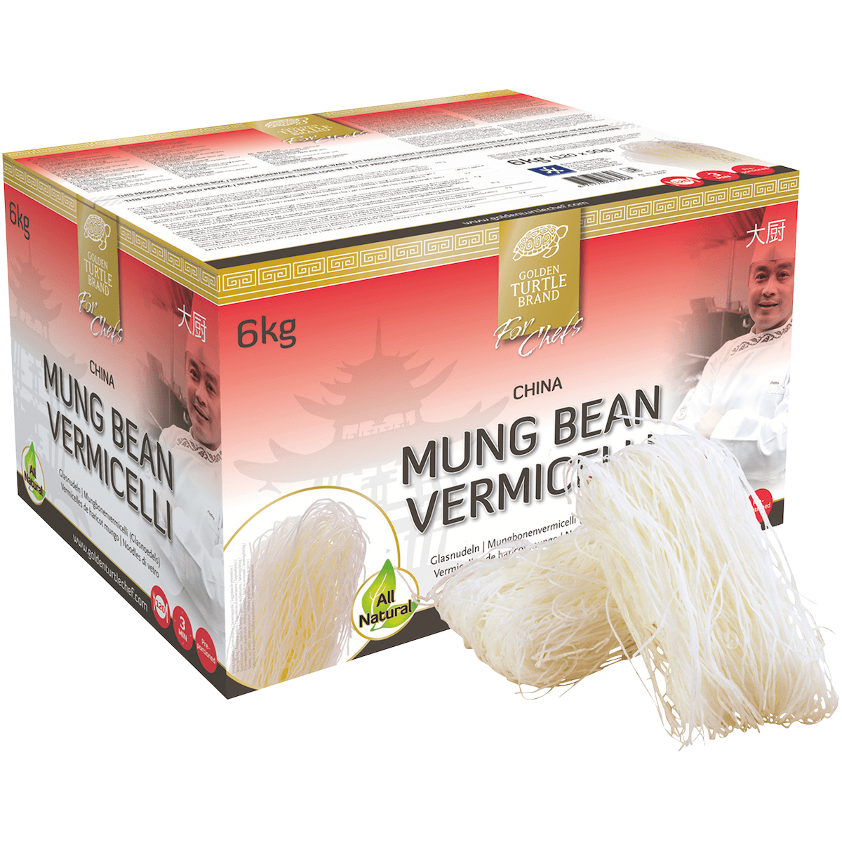 VERMICELLES HARICOTS MUNGO 120X50G