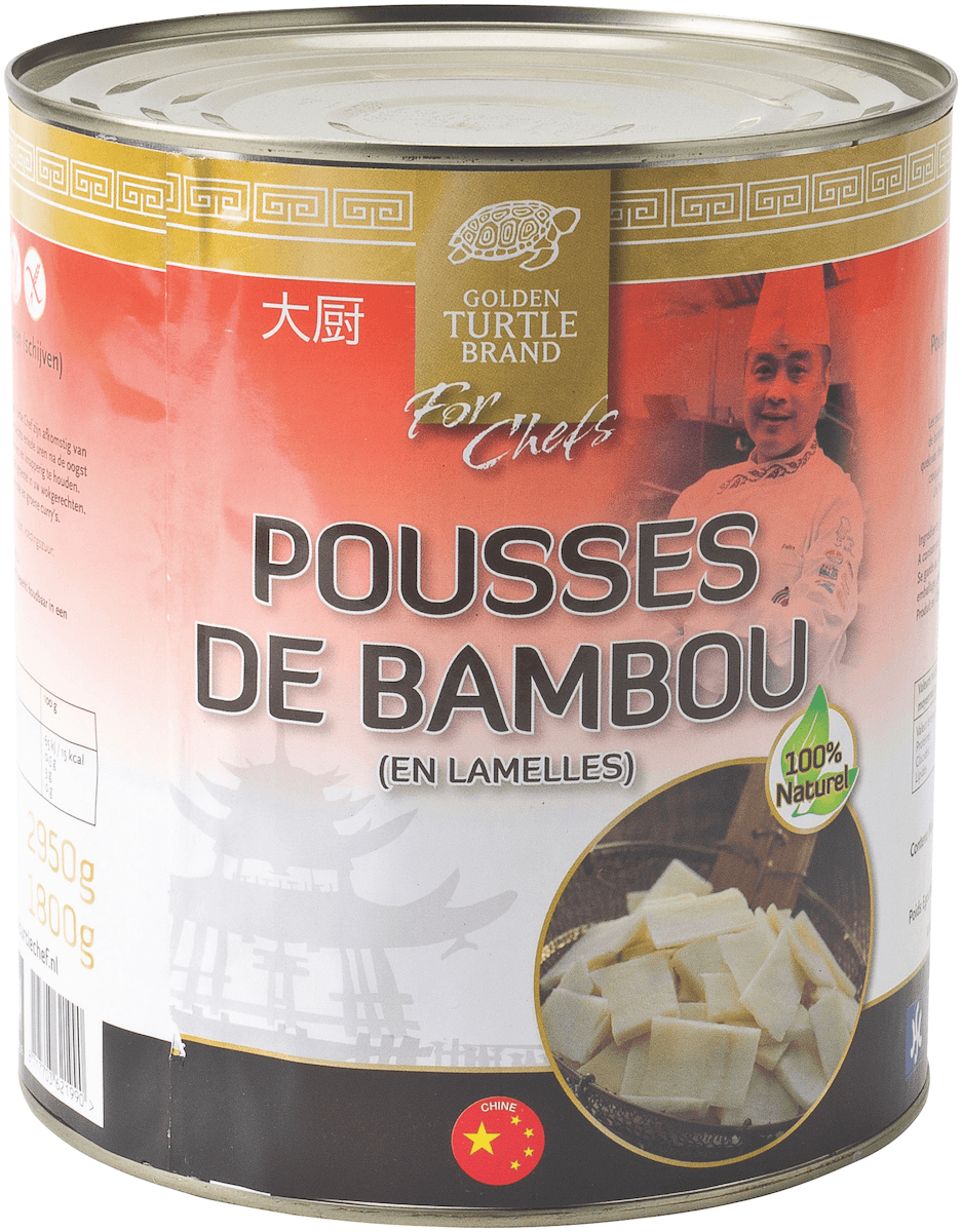 POUSSES DE BAMBOUS LAMELLES GOLDEN TURTLE CHEF