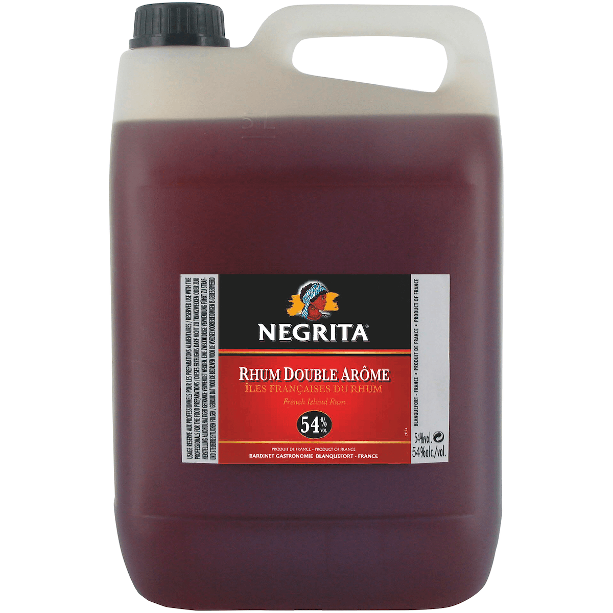 NEGRITA DOUBLE AROME 54%VOL BIDON 5L