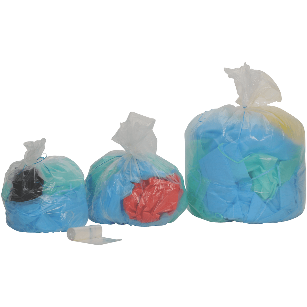 SAC POUBELLE PEHD TRANSPARENT 50L - CARTON DE 500