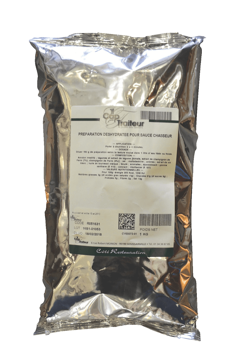 SAUCE CHASSEUR - POCHE 1KG