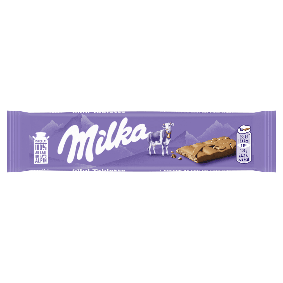 MINI TABLETTES LAIT MILKA 25G-BOITE DE 48 PIECES