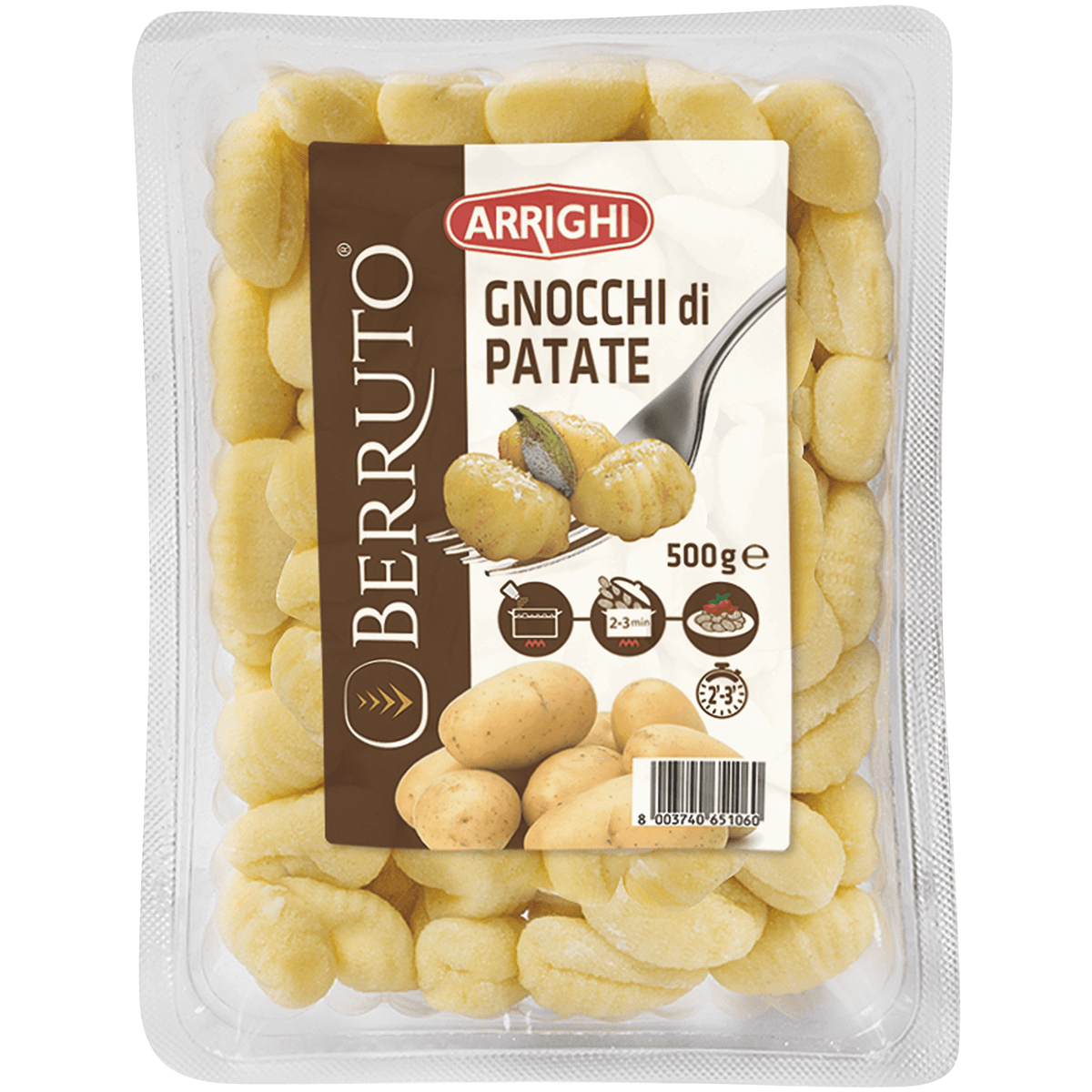 GNOCCHI DE POMME DE TERRE - 500 G