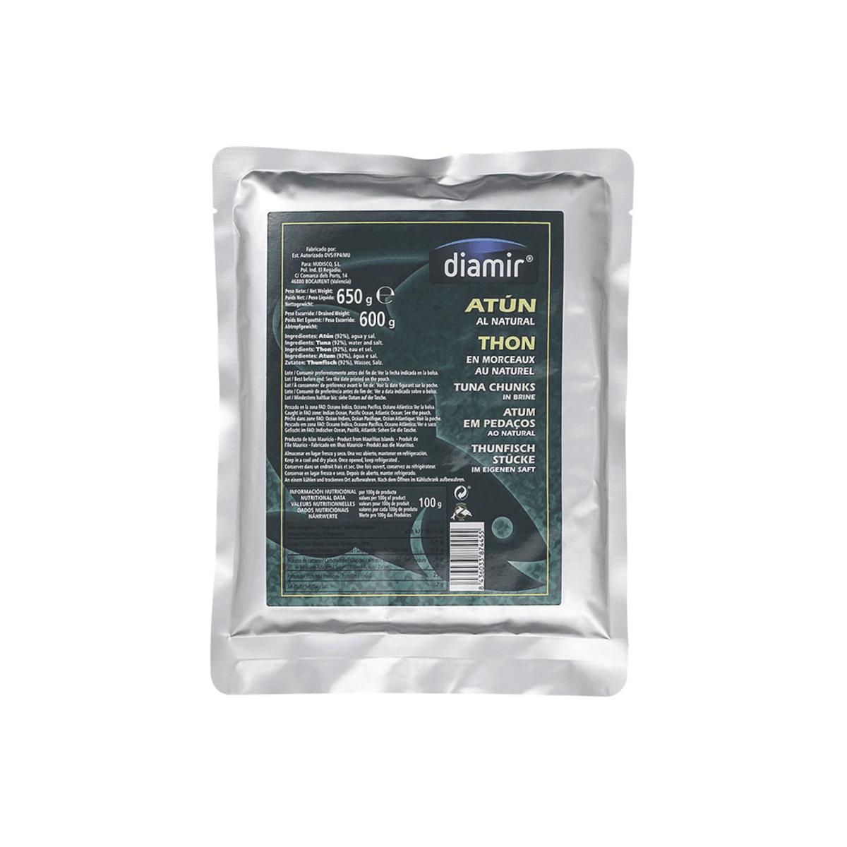 THON LISTAO AU NATUREL EN MORCEAUX 650G