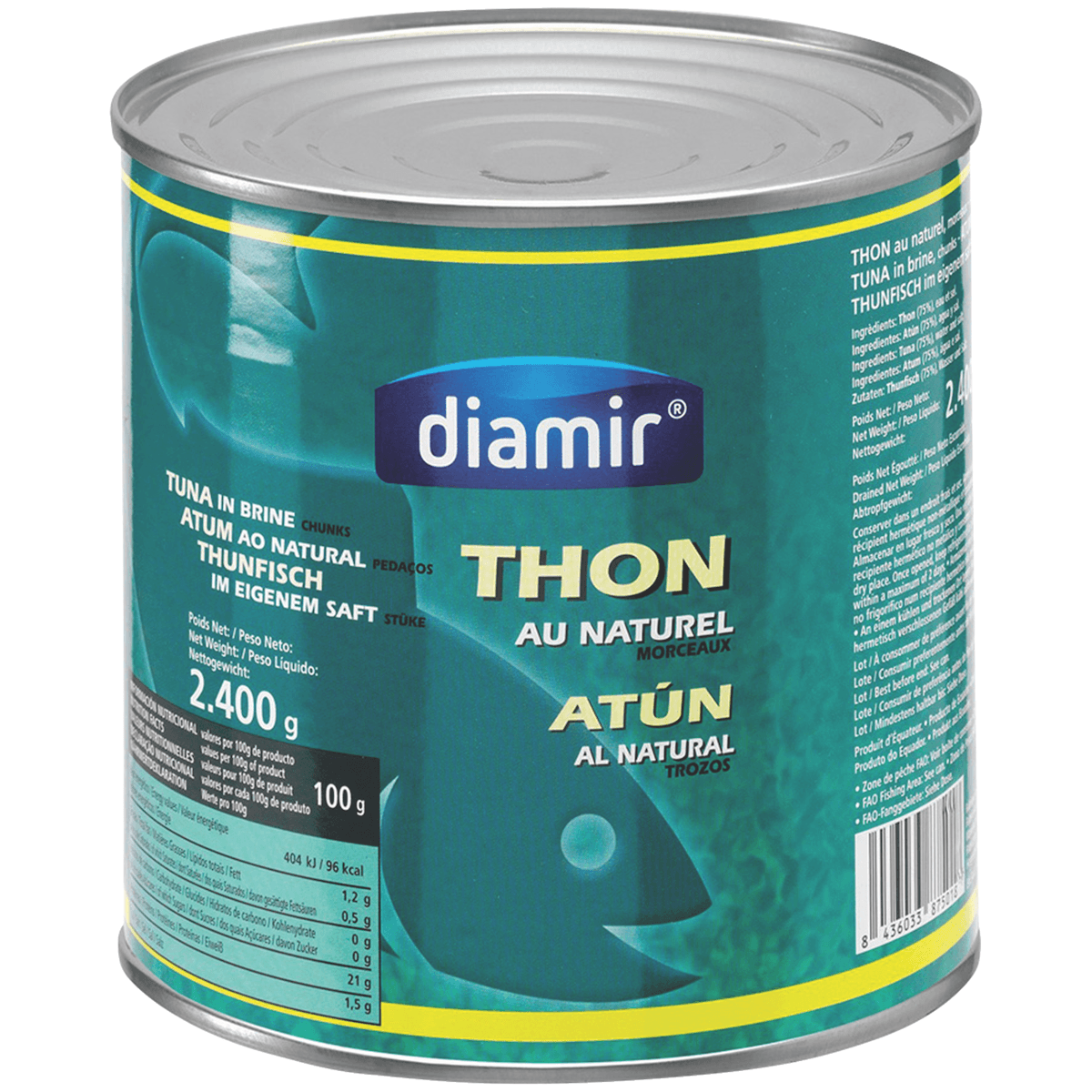 THON LISTAO AU NATUREL EN MORCEAUX 3/1