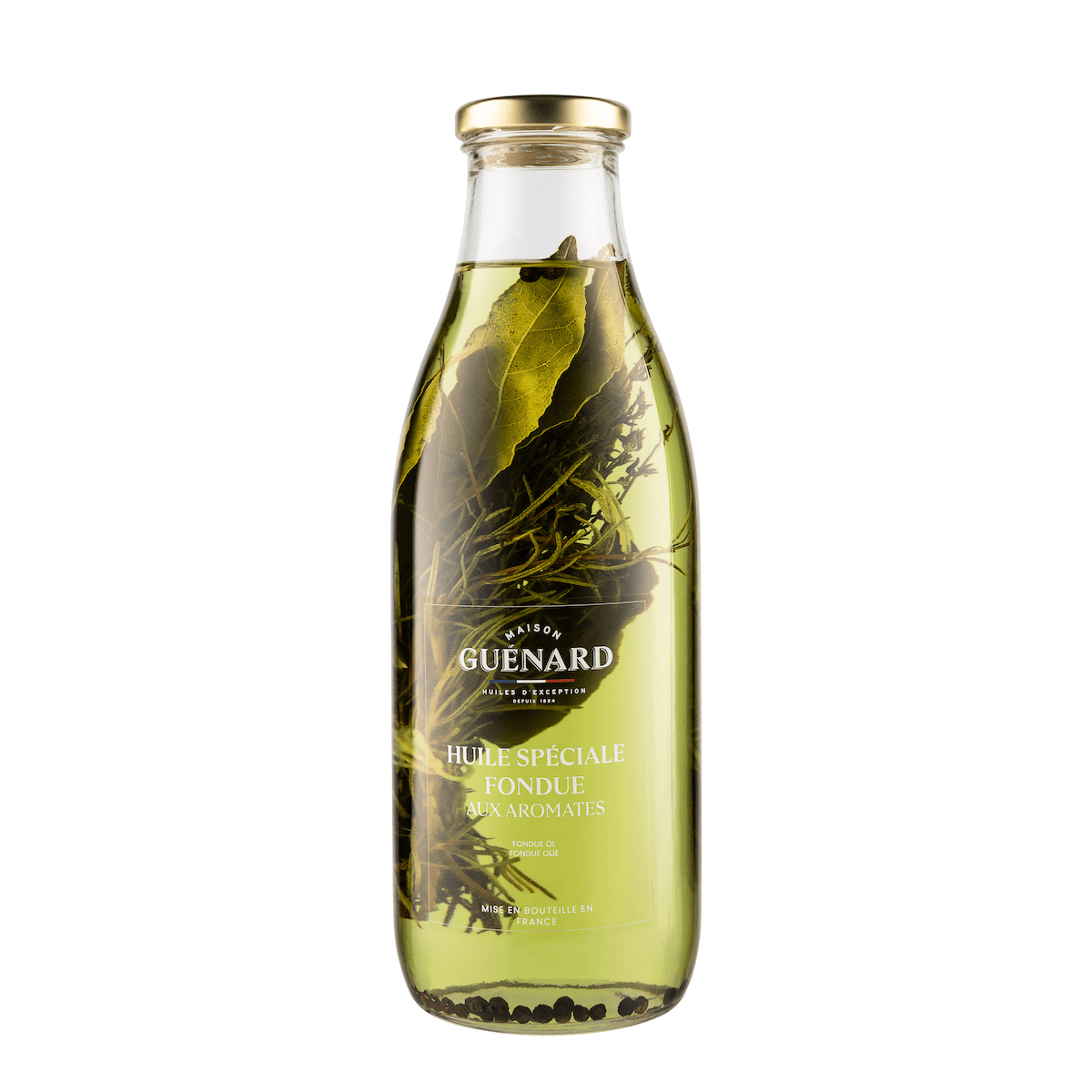 HUILE FONDUE - TOURNESOL OLÉIQUE/PÉP.RAISIN & AROMATES BOCAL 1L