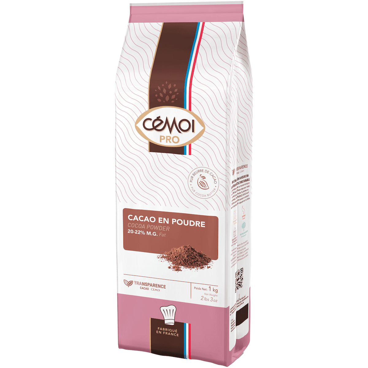 POUDRE DE CACAO PUR - SACHET DE 1KG