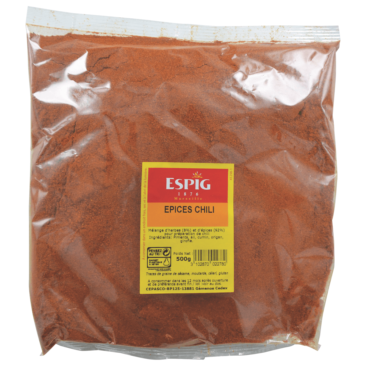 EPICES CHILI - 500G