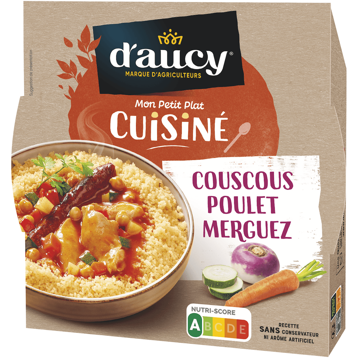COUSCOUS POULET MERGUEZ - 300G