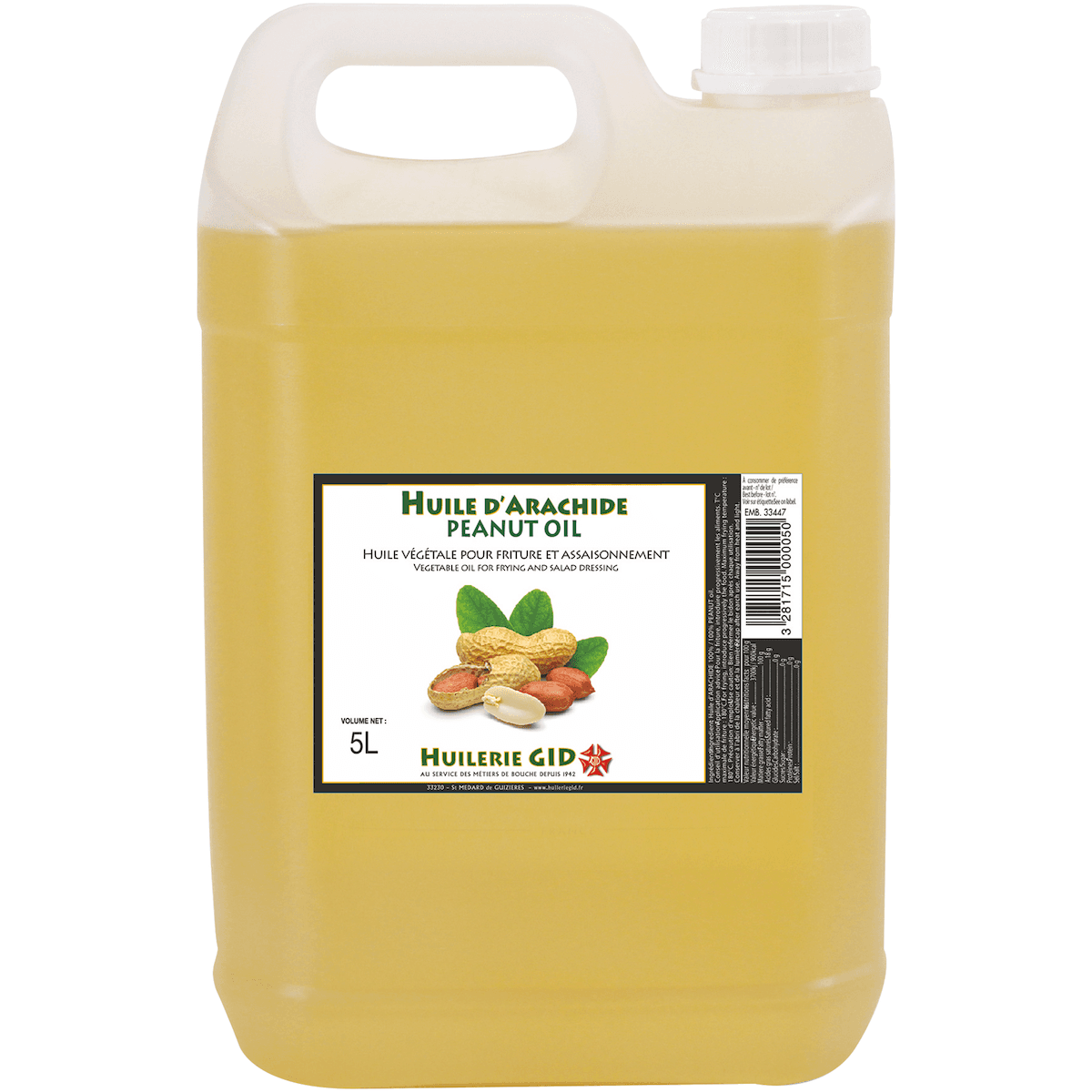 HUILE D'ARACHIDE 5 L