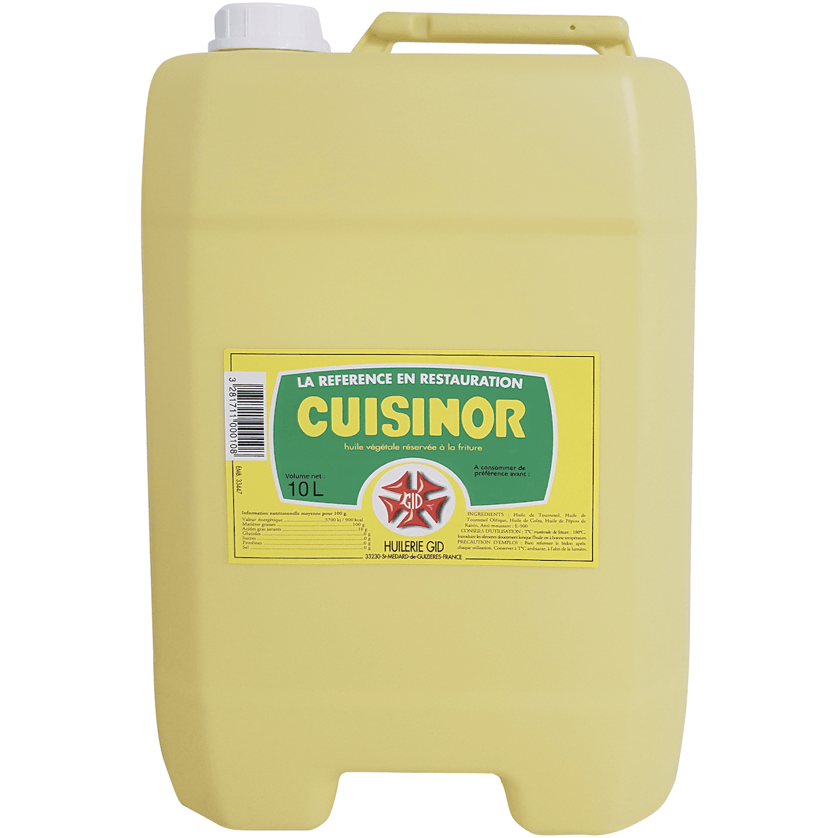 HUILE FRITURE CUISINOR 10L