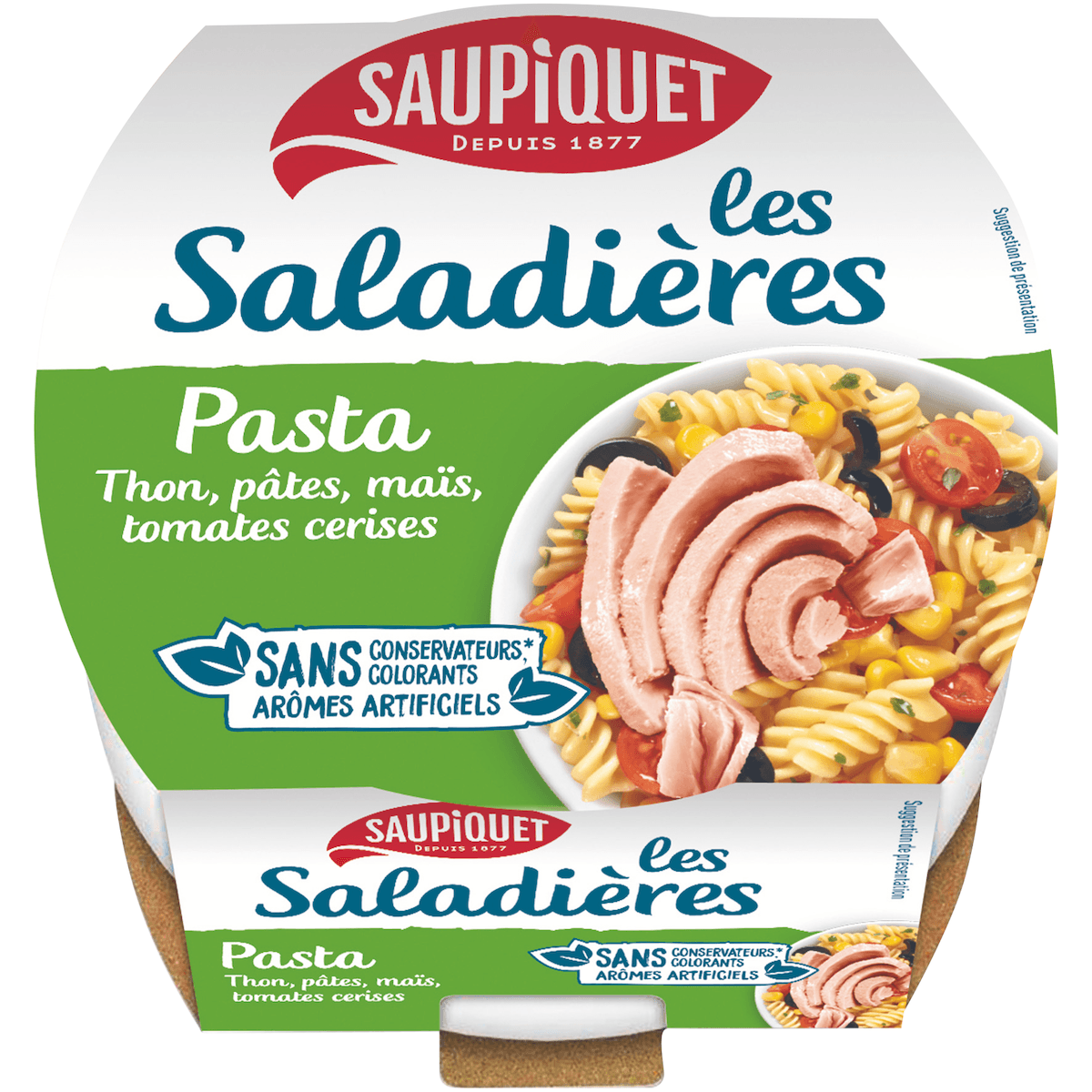 SALADIERE PASTA AU THON BOITE  1/3 - 220G
