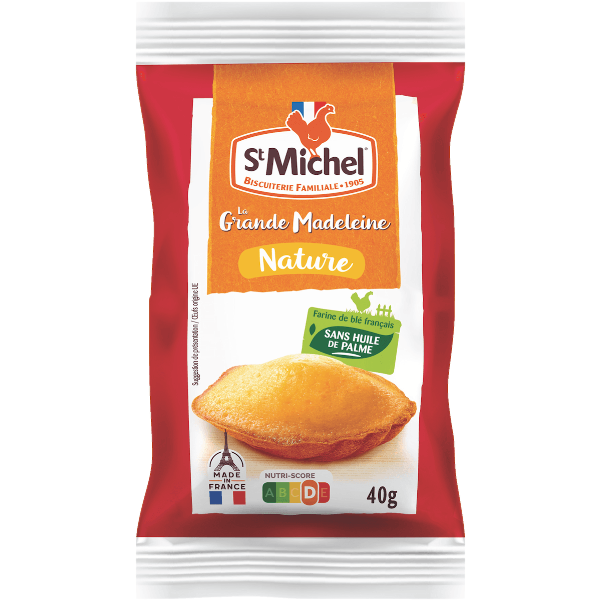 GRANDE MADELEINE NATURE - 70 SACHETS INDIVIDUELS DE 40G