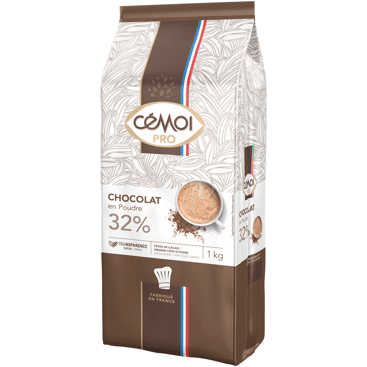 SACHET POUDRE 32% - CHOCOLAT EN POUDRE - 1KG