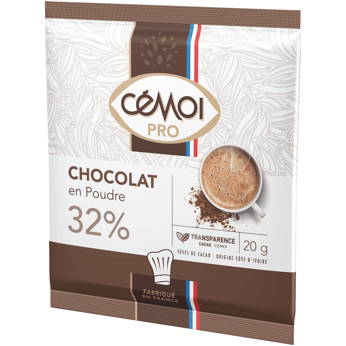 DOSETTE POUDRE 32% - CHOCOLAT EN POUDRE - 20G