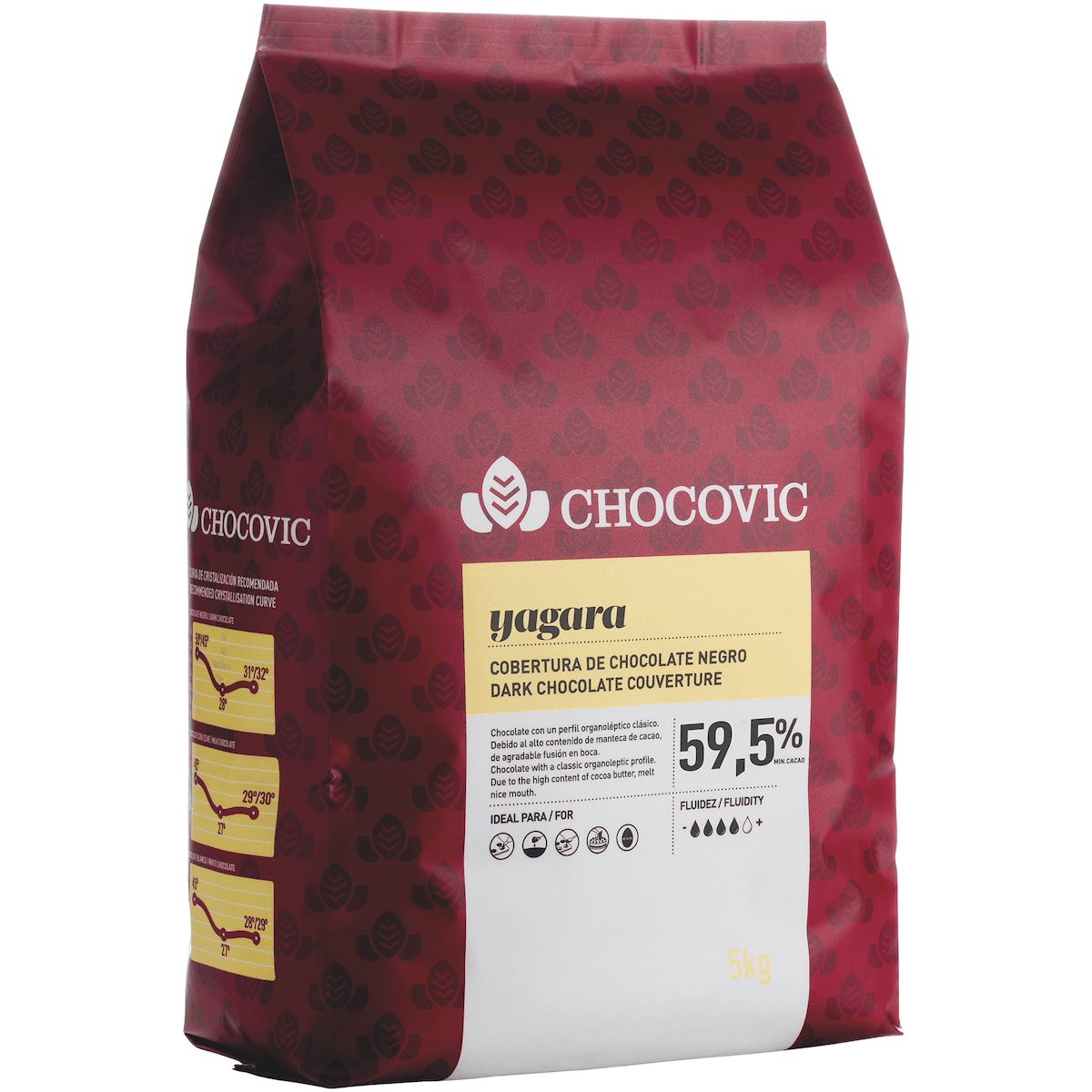 YAGARA (COUV NOIR 59,5% BEURRE 36%) PALETS 5KG