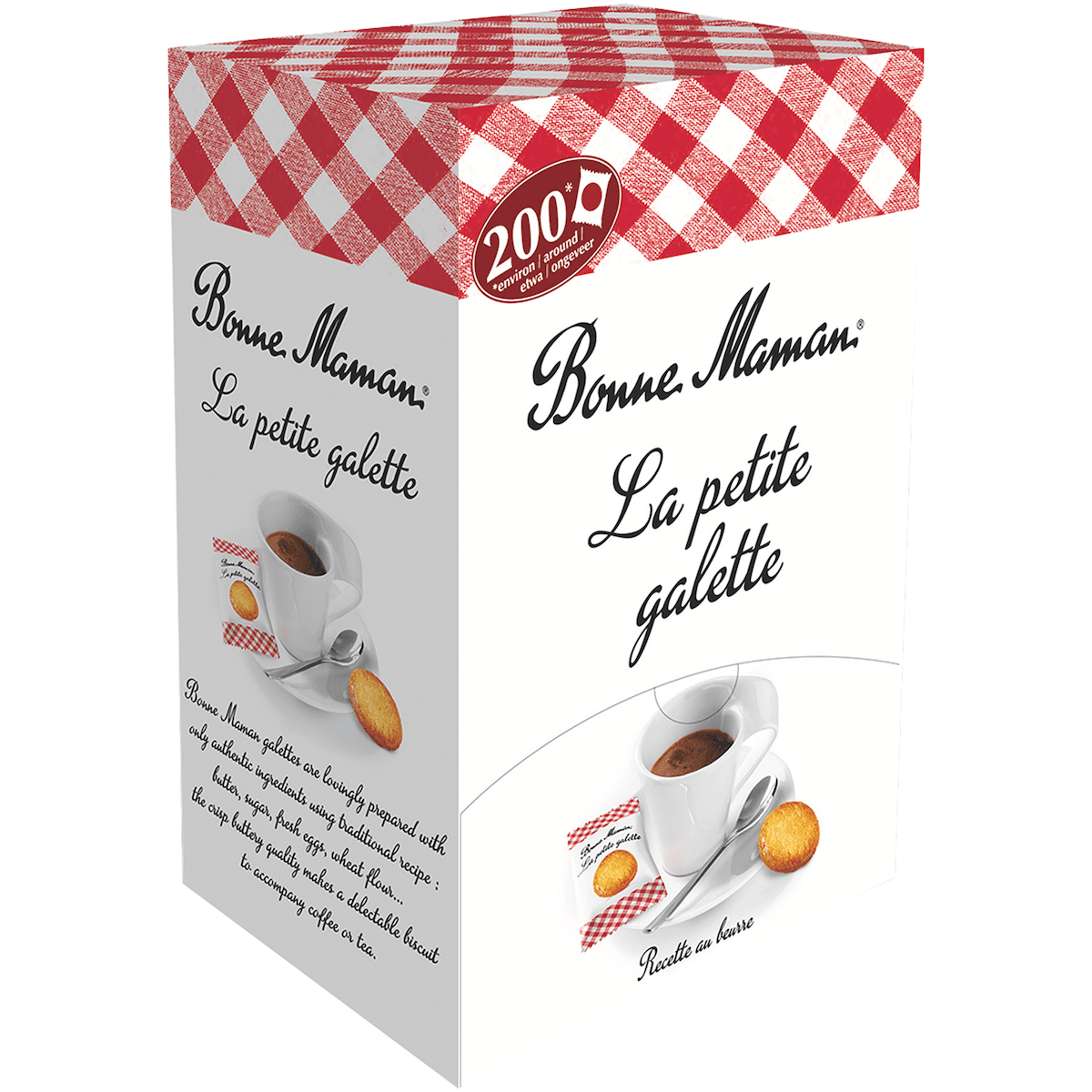 PETITES GALETTES PUR BEURRE - PRESENTOIR DE 200 SACHETS - 700G
