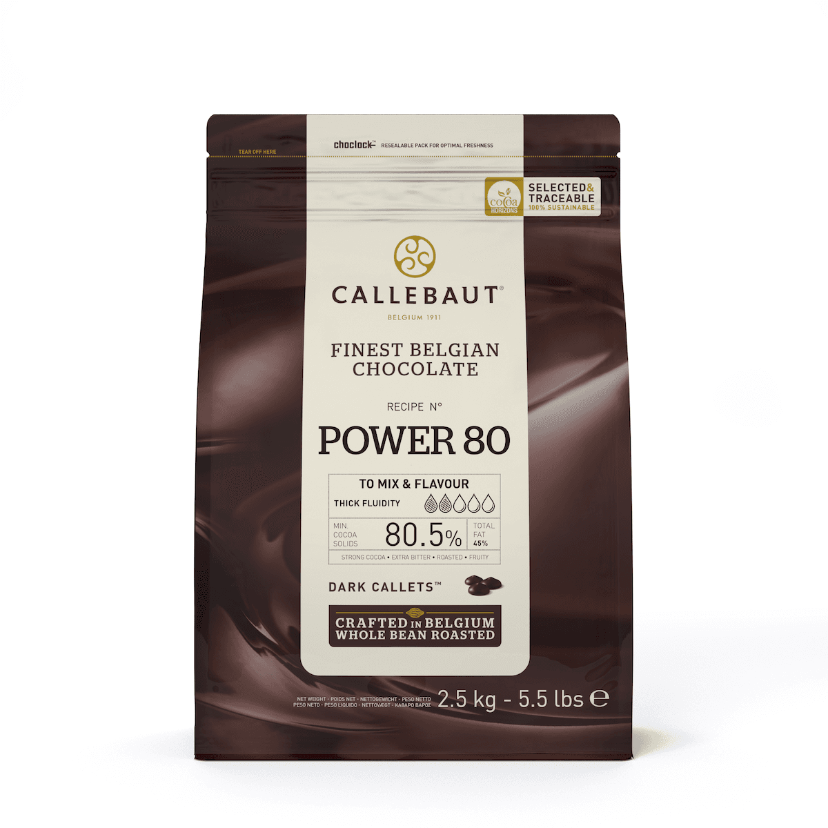 CHOCOLAT EXTRA AMER - ULTRA FRUITE - 80,1% - 2,5KG