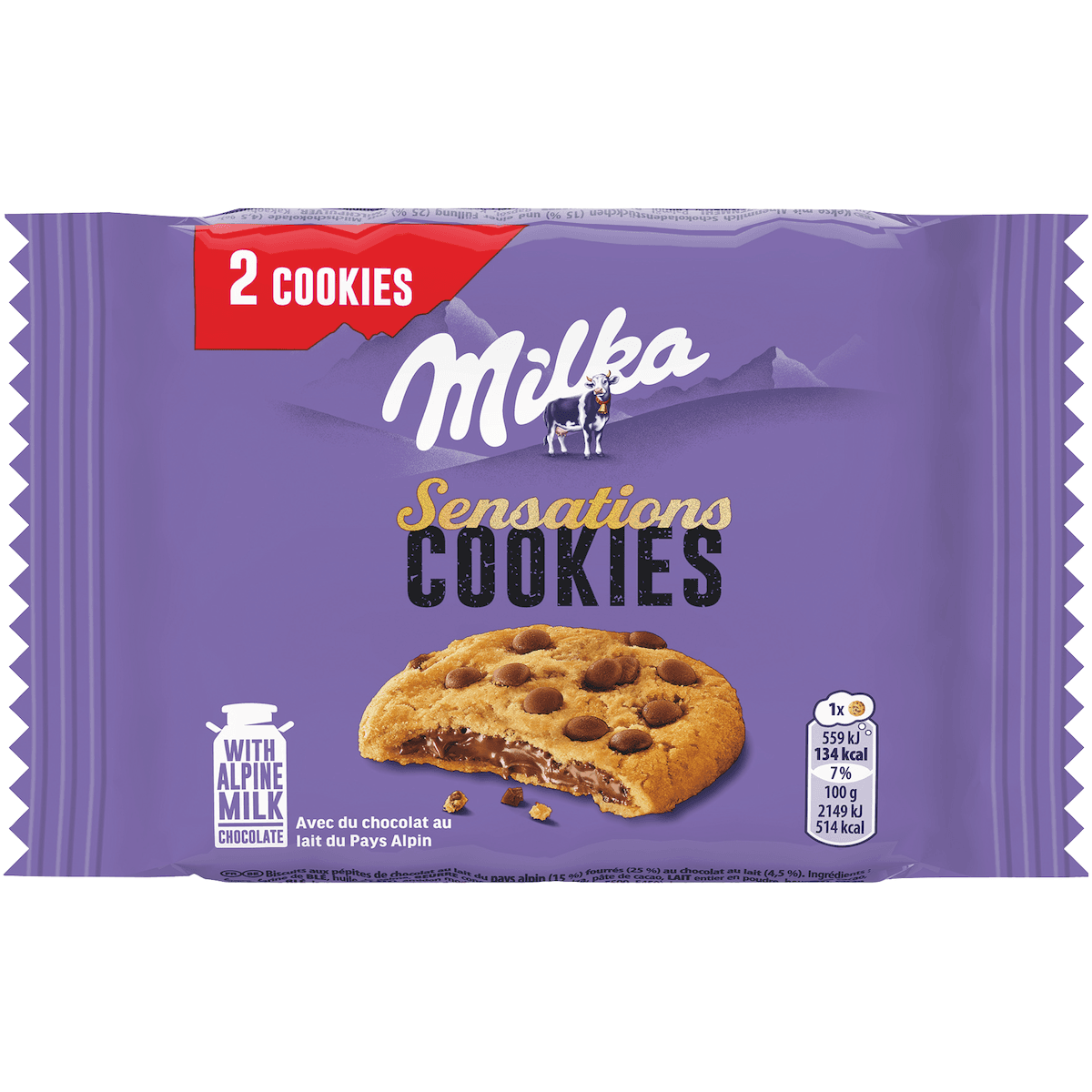 MILKA COOKIES SENSATION 52G