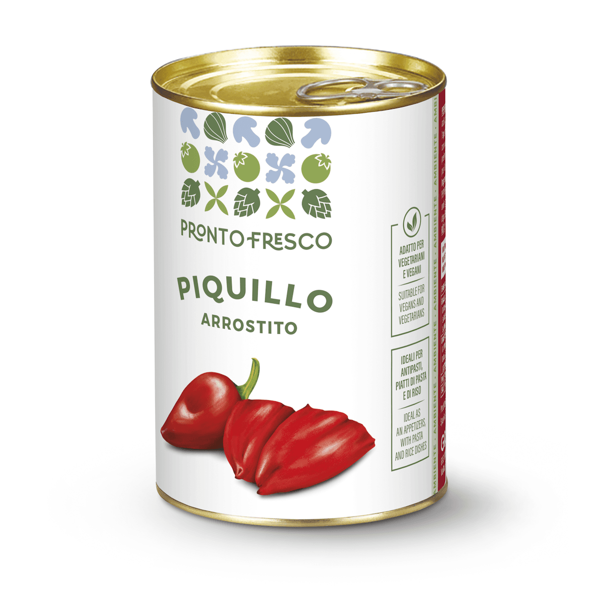 PIQUILLOS ROTIS AU NATUREL POT DE 390G