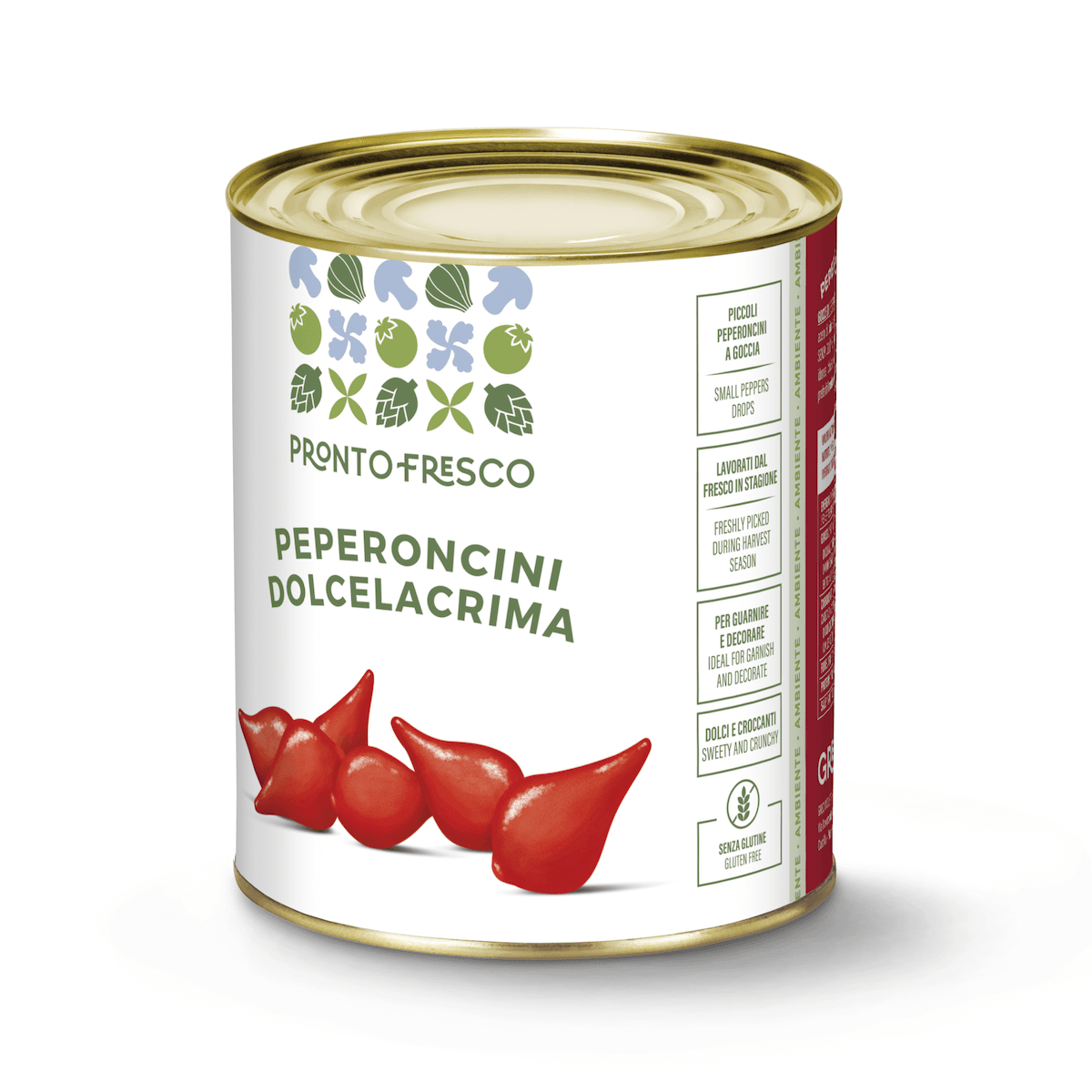 GOUTTES DE POIVRONS ROUGES POT DE 793G