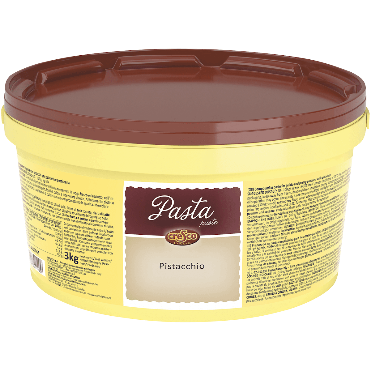 PATE DE PISTACHE SEAU 3KG
