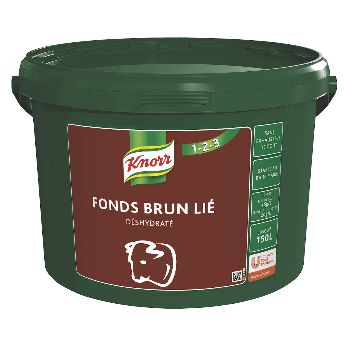FONDS BRUN LIE 150L - 3KG