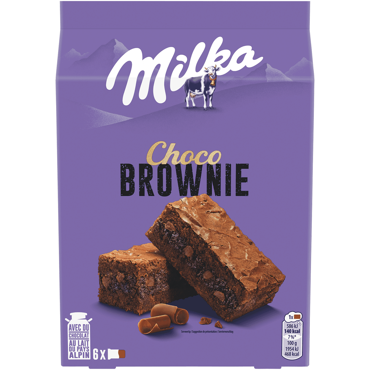 MILKA BROWNIE INDIVIDUEL 180G