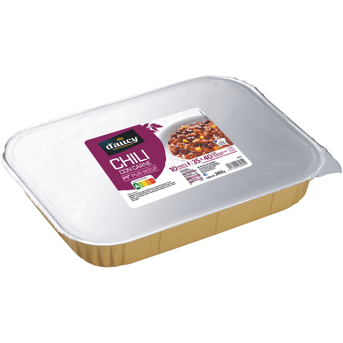 CHILI CON CARNE BARQUETTE 2,4KG