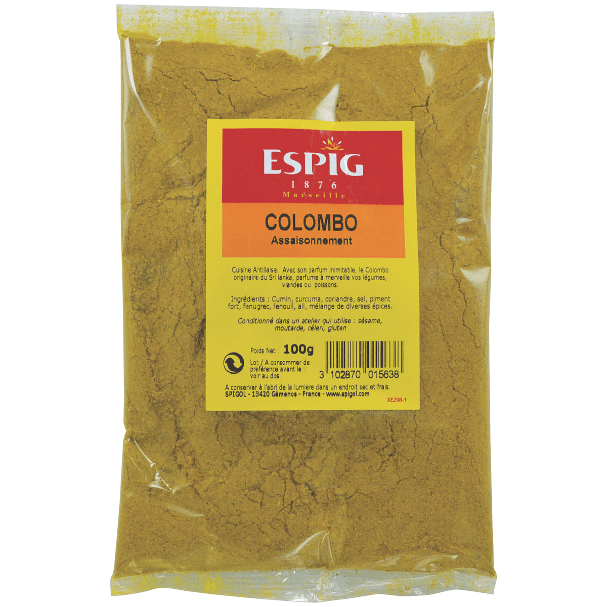 EPICES COLOMBO - 100G