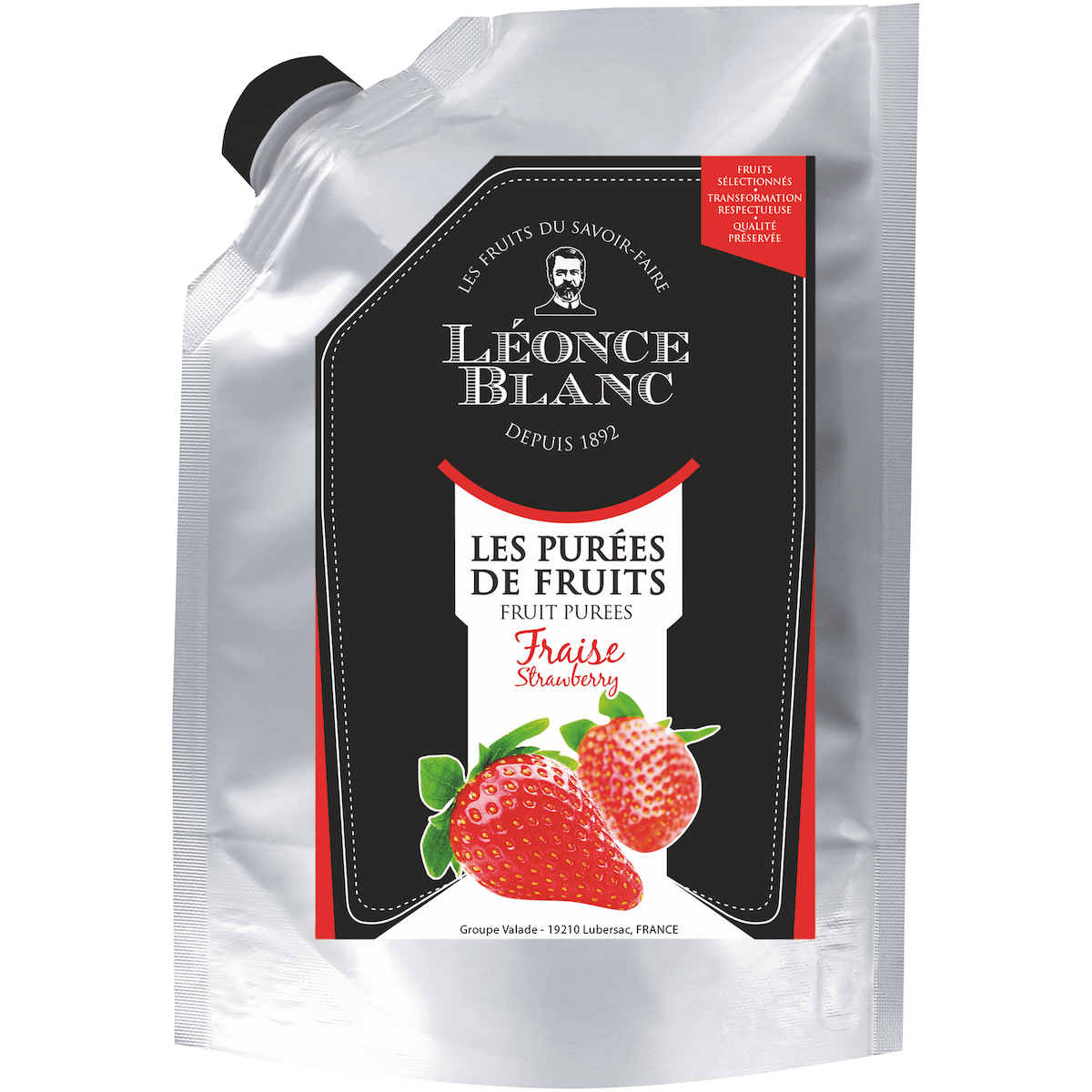 PUREE FRAISE - POCHE 1KG
