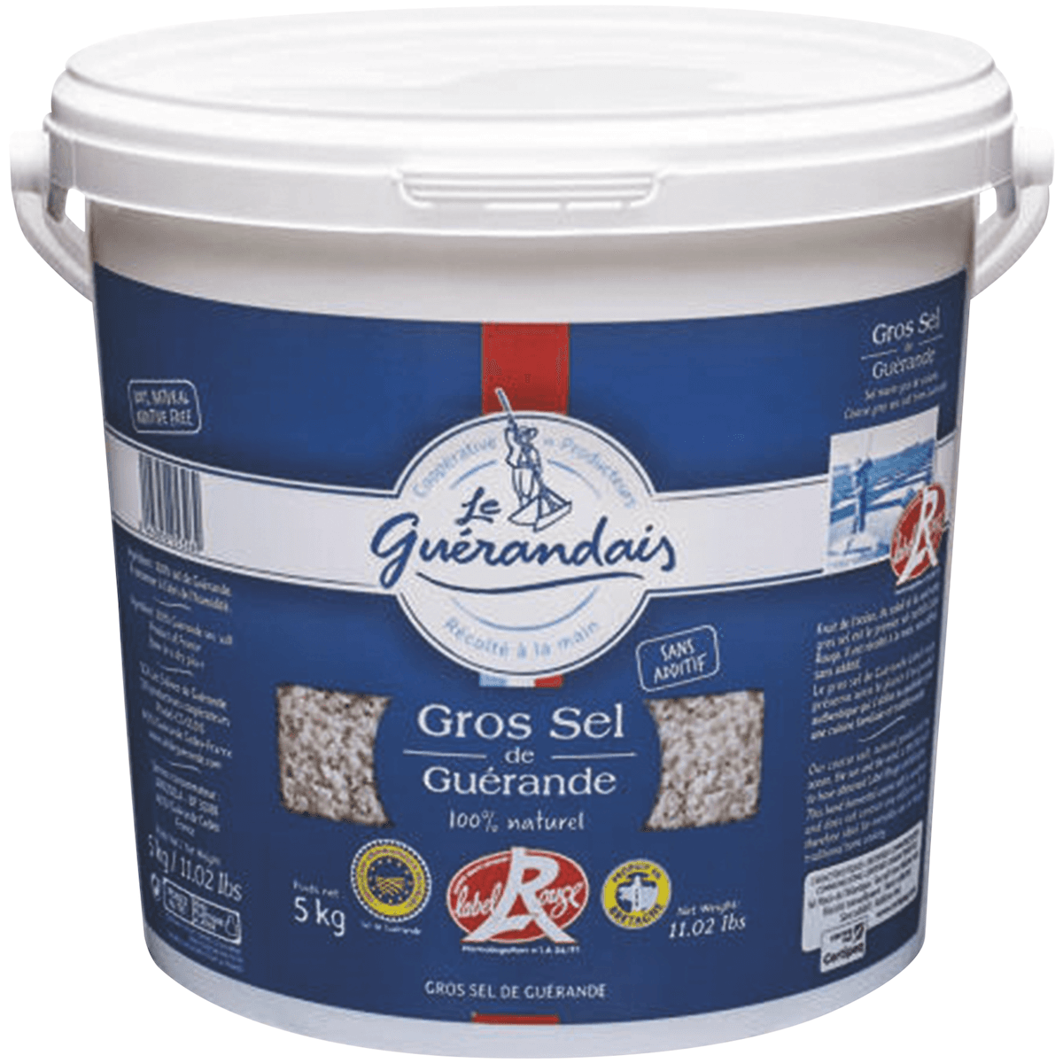 GROS SEL SEAU 5 KG LABEL ROUGE