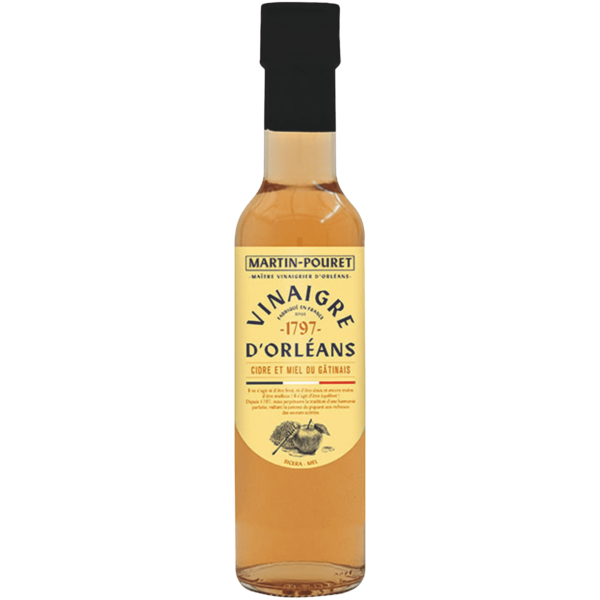 VINAIGRE DE CIDRE NORMAND ET MIEL DU GATINOIS - 25CL
