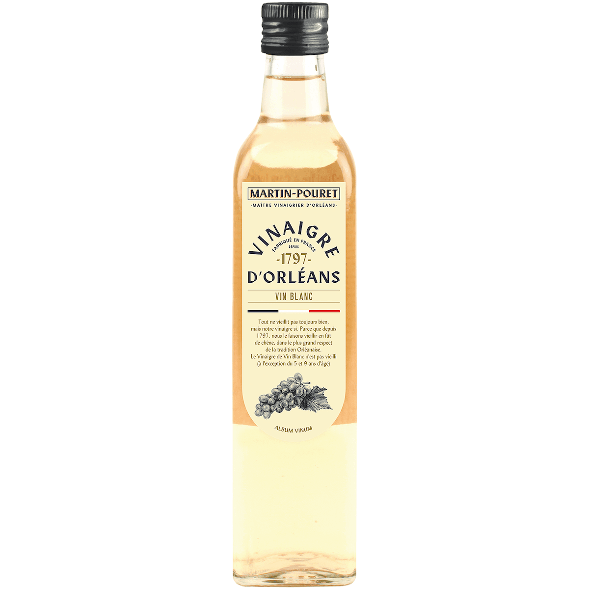 VINAIGRE D ORLEANS DE VIN BLANC - 50CL
