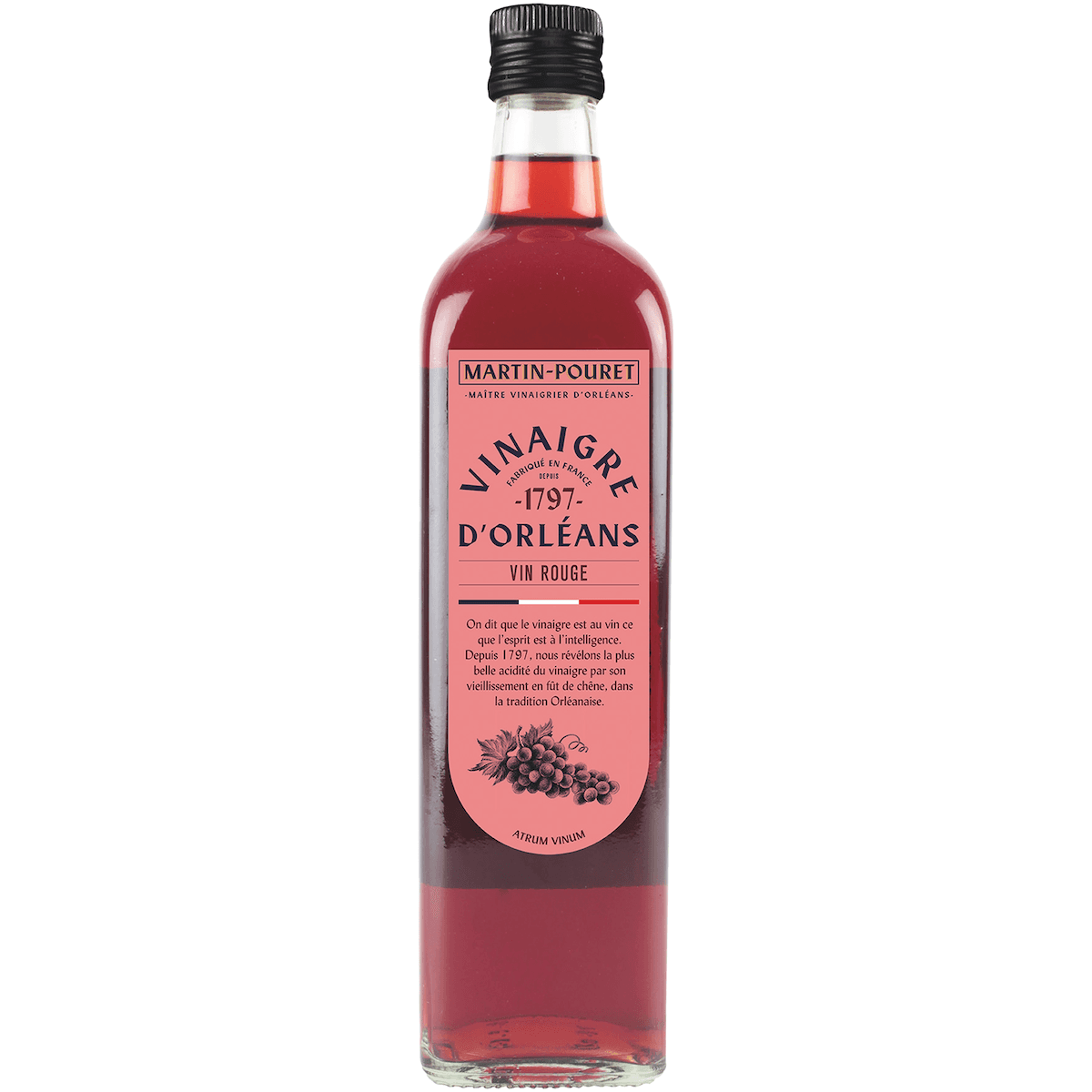 VINAIGRE D ORLEANS DE VIN ROUGE VIELLI 12 MOIS - 75CL