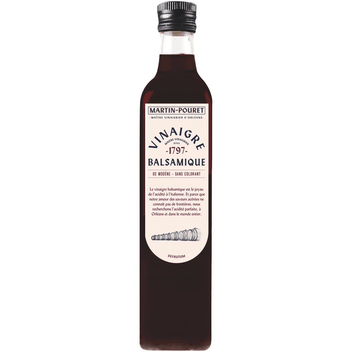 VINAIGRE BALSAMIQUE DE MODENE SS COLORANT IGP - 50CL