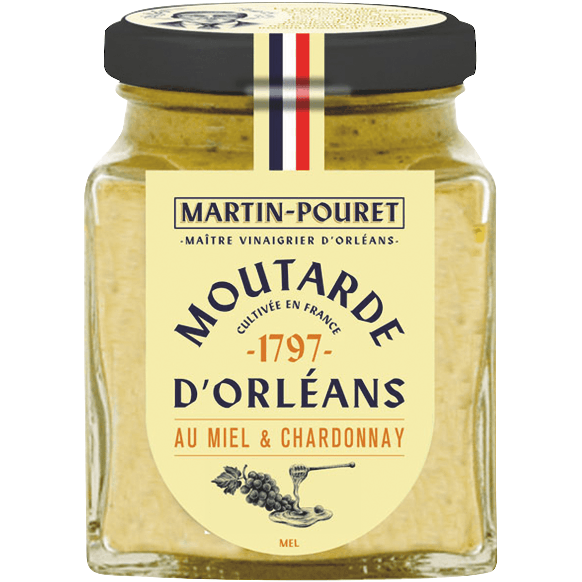MOUTARDE D'ORLEANS MIEL & CHARDONNAY - 200G