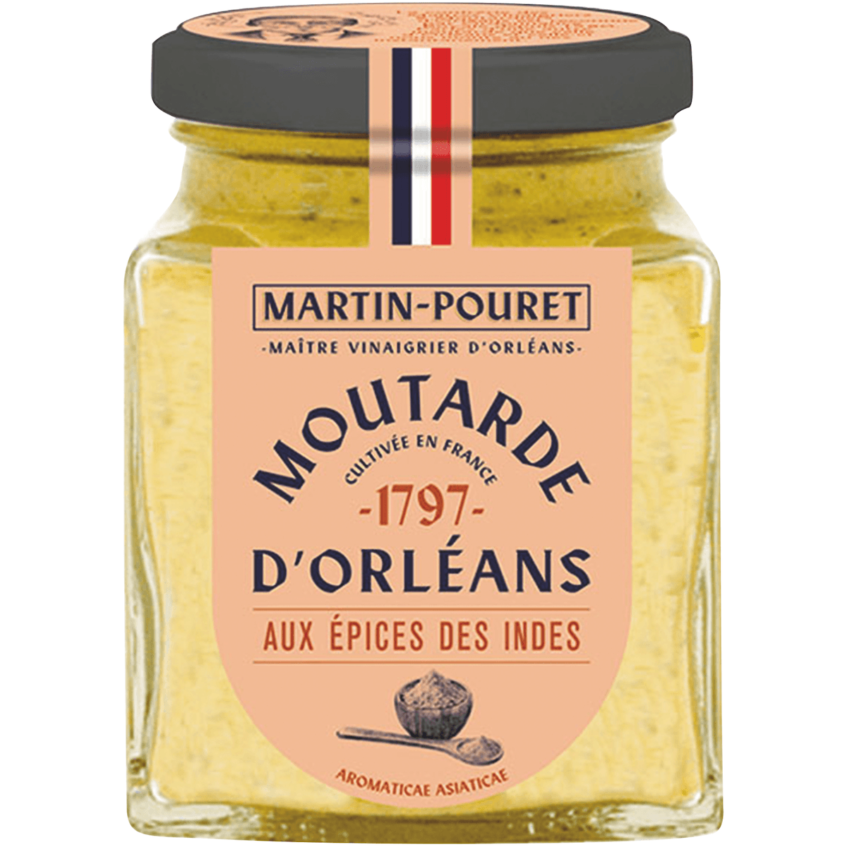 MOUTARDE D ORLEANS AUX EPICES DES INDES - 200G