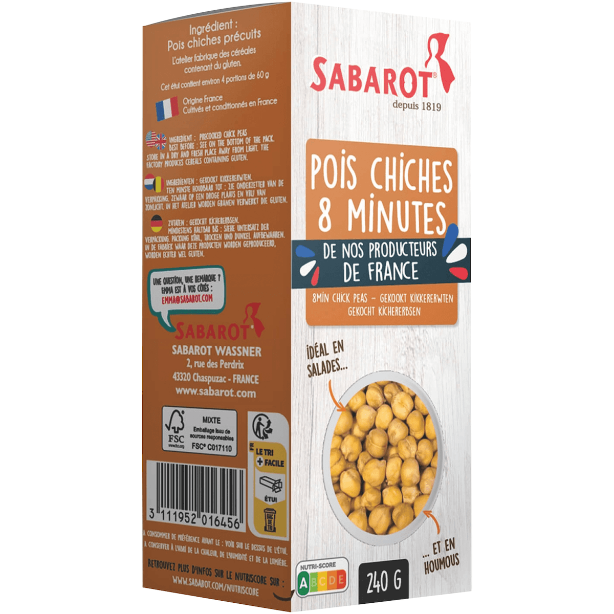 POIS CHICHES PRECUIT - 300G