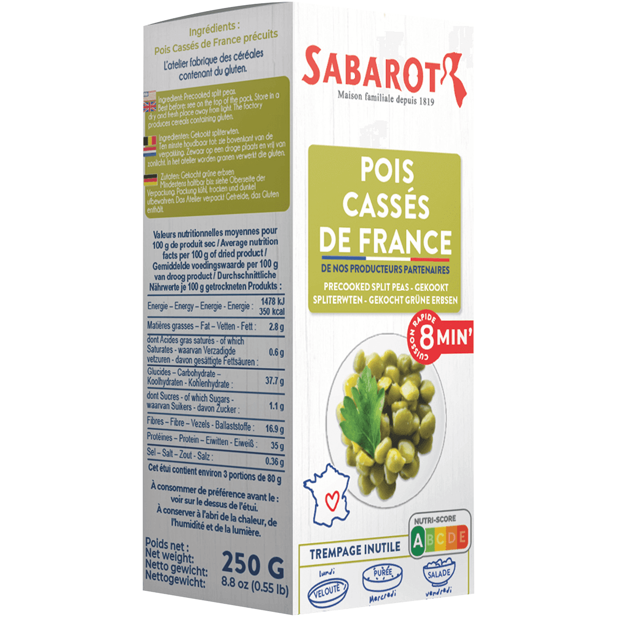 POIS CASSES 8MIN - 250G