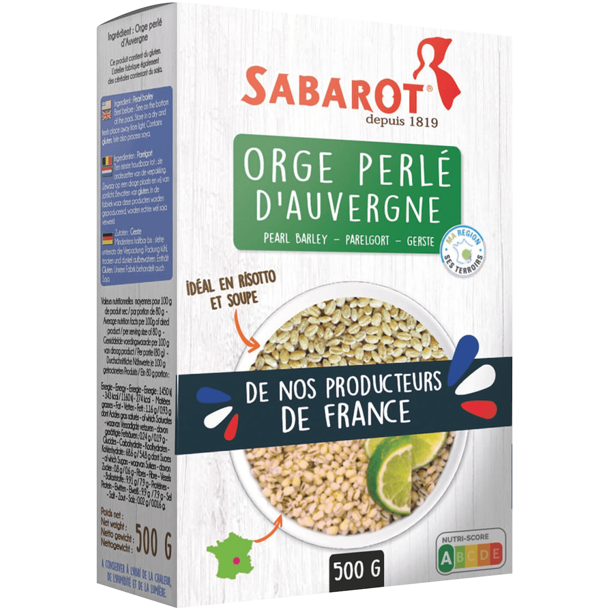 ORGE PERLEE D AUVERGNE - 500G