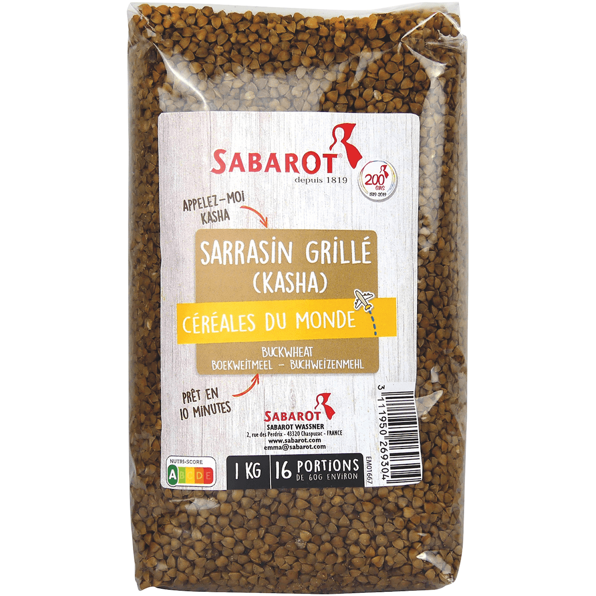 SARRAZIN GRILLE KASHA - 1KG