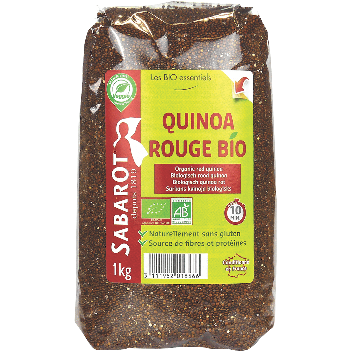 QUINOA ROUGE BIO - 1KG