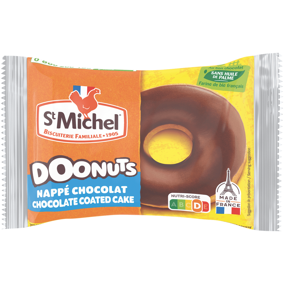DOONUTS NAPPE CHOCOLAT - SACHET INDIVIDUEL 30G
