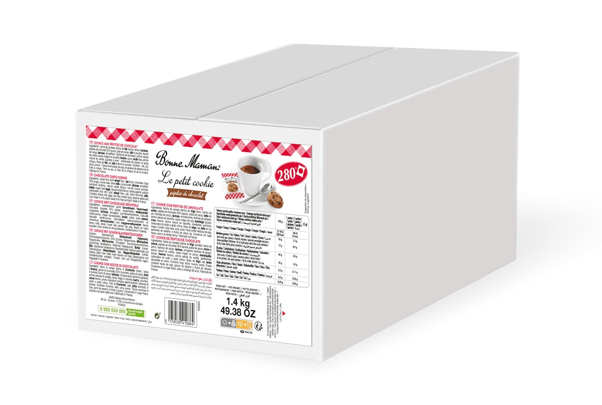 PETIT COOKIE PEPITES DE CHOCOLAT X280