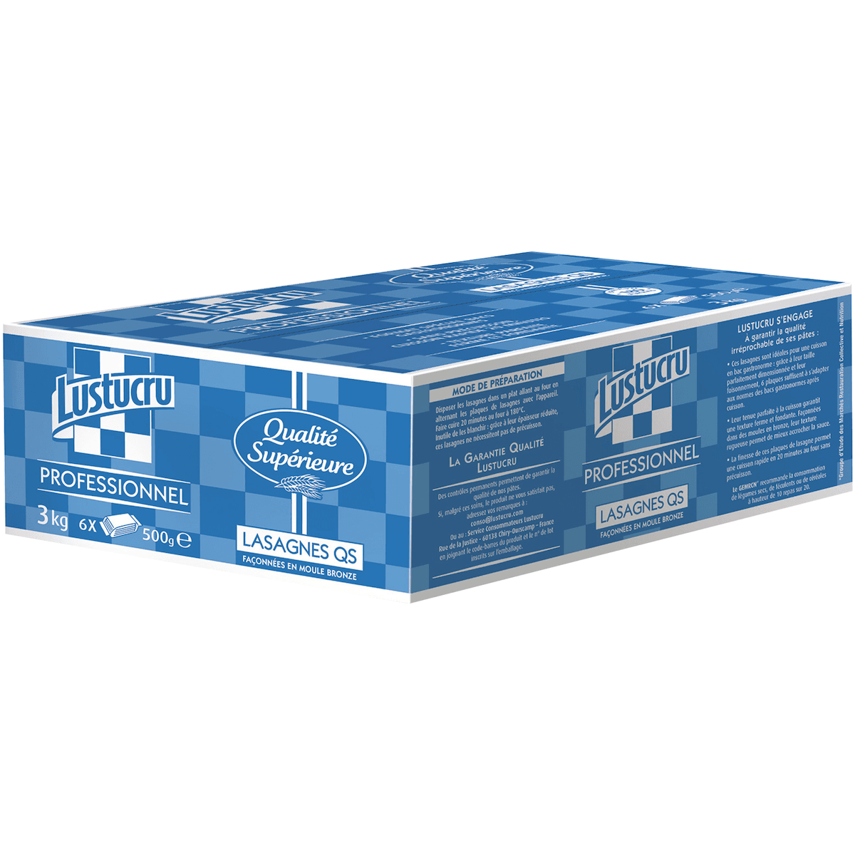 LASAGNES - 6 ETUIS DE 500G