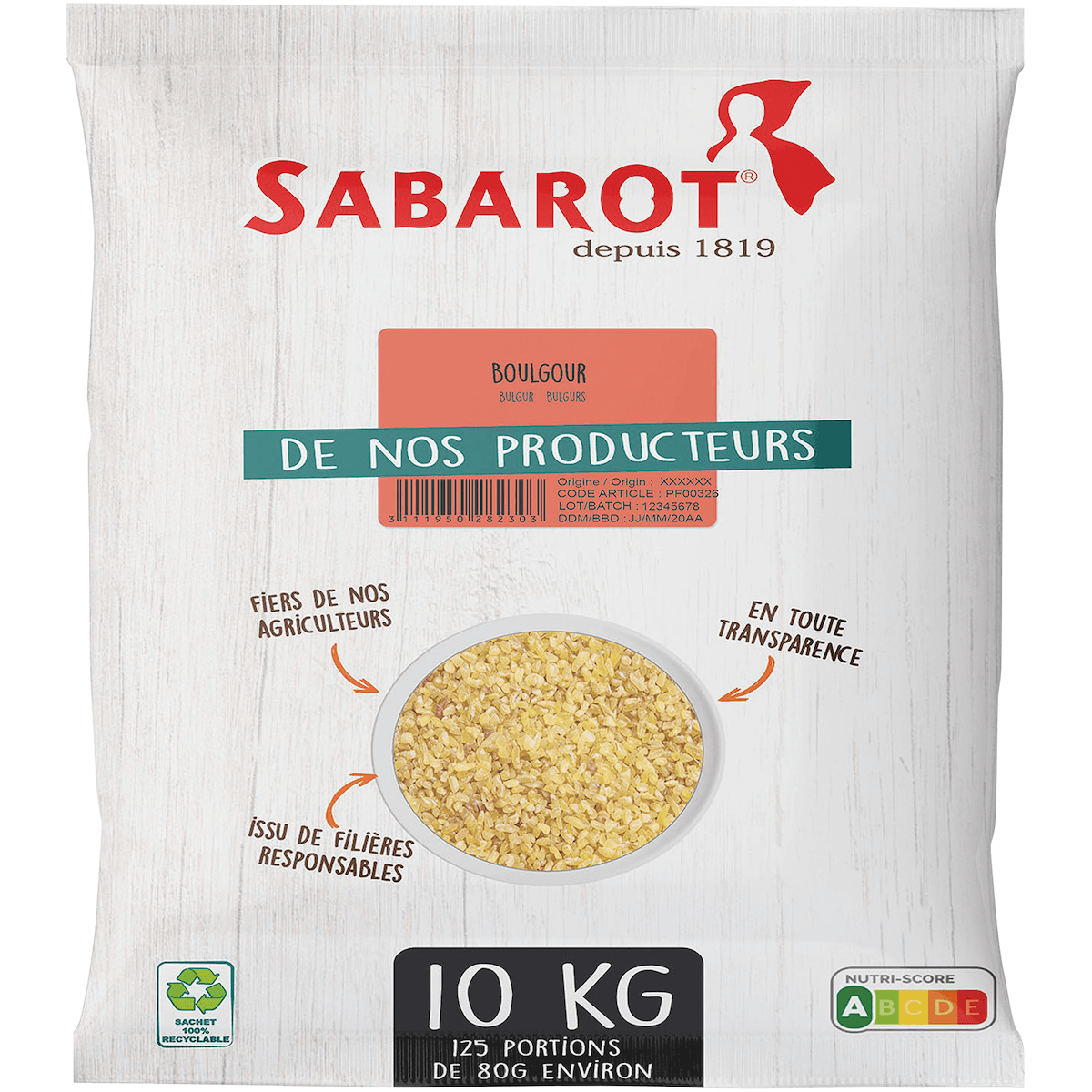 BOULGOUR - SAC 10KG
