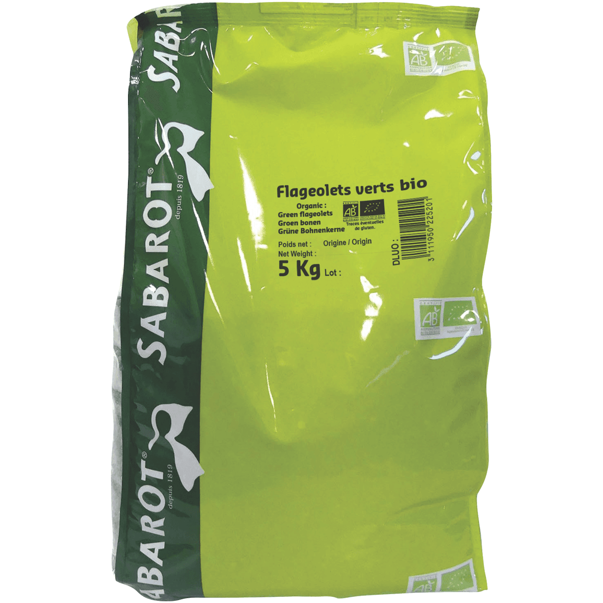 FLAGEOLET VERT BIO - SAC 5KG