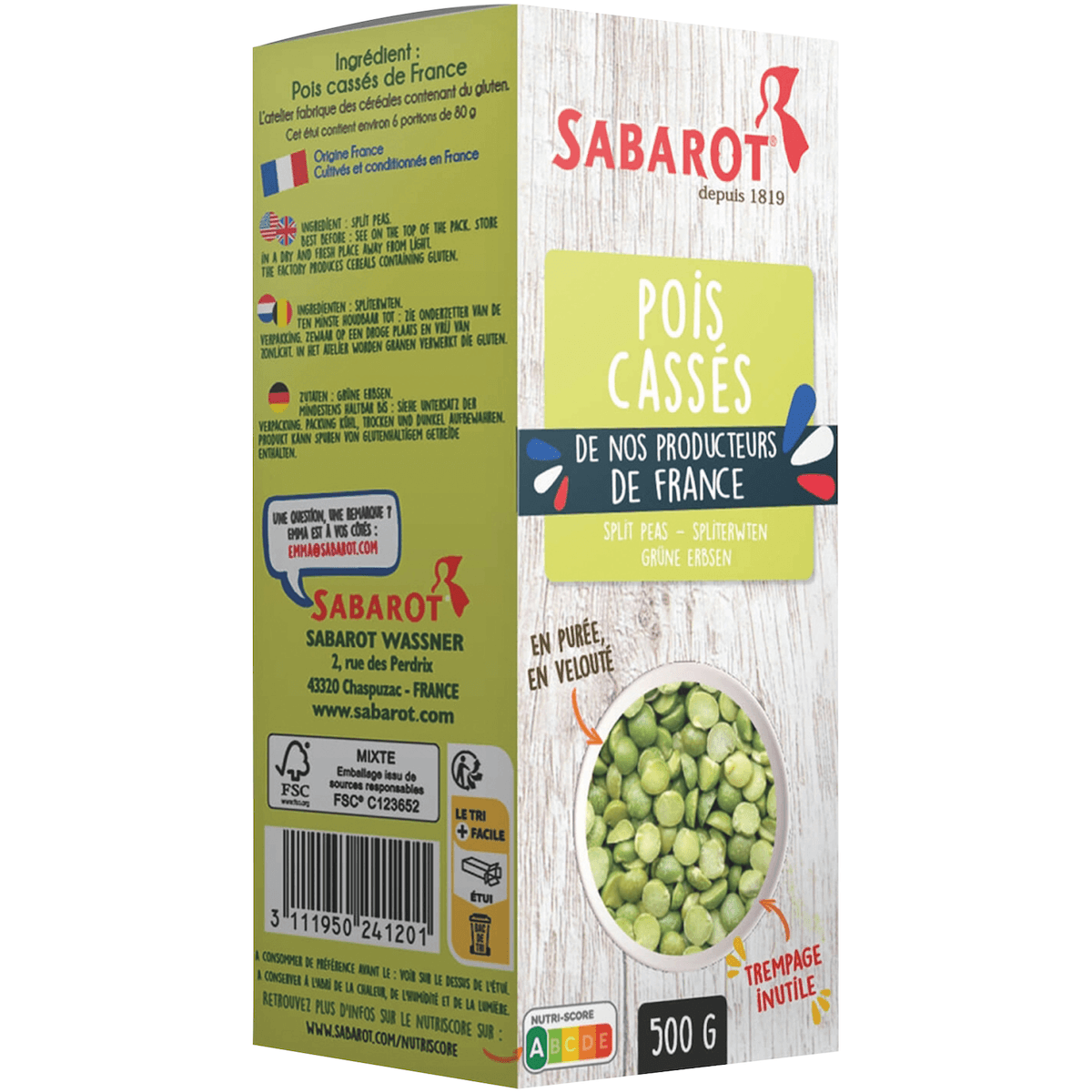 POIS CASSES DE FRANCE- 500G