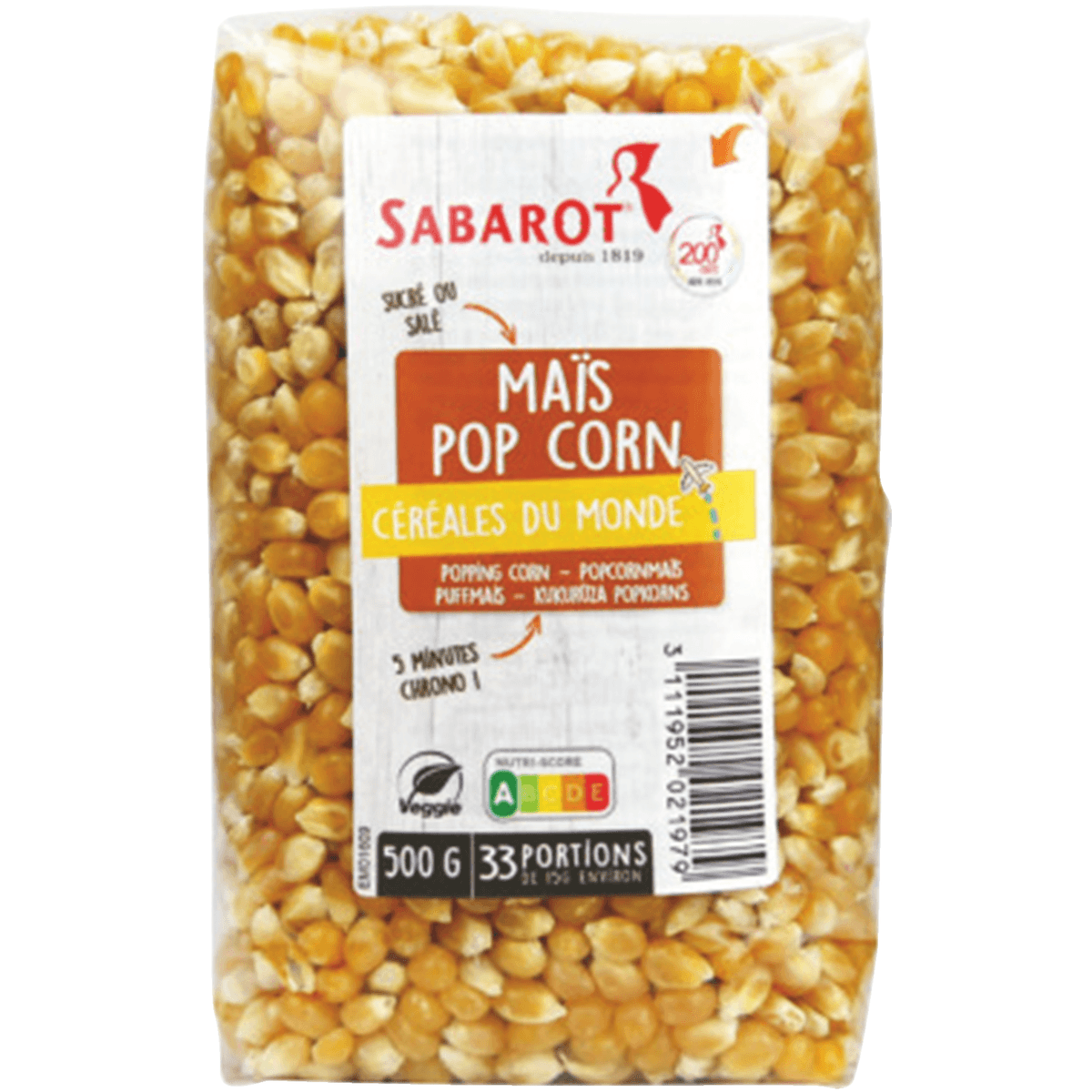 MAIS POP CORN - 500G